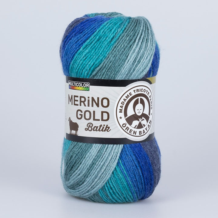 fire pentru tricotat madame tricote paris merino gold batik 100 g ro hbmmerino gold batik