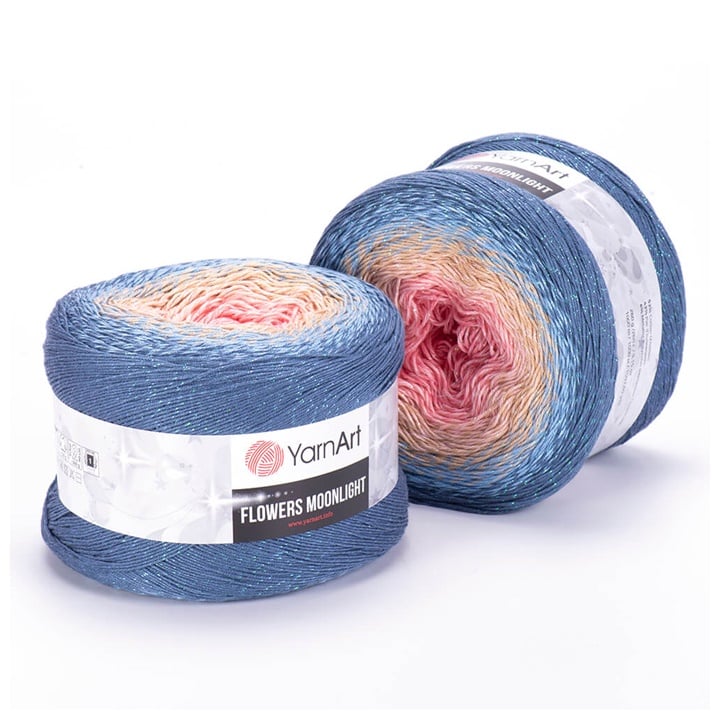 fire pentru tricotat yarnart flowers moonlight 260 g ro hbmflowers moon
