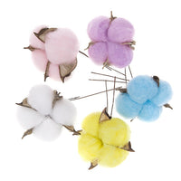 flori colorate din bumbac set 5 buc ro dpcdpza 143
