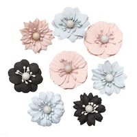 flori de hartie 3d pastel pachet 8 buc ro dpccekp 082