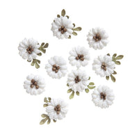 flori de hartie alba shabby chic 10 buc ro dpccekp 073