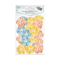 flori pastelate din hartie 3d set 24 buc ro dpccekp 054