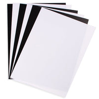 folie pentru laminare din plastic alb negru 6 buc ro dpcshri 003