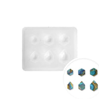 forma profesionala din silicon pentart hexagoane cu pietre pretioase ro pnt38181