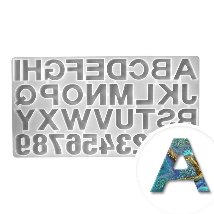 forma profesionala din silicon pentart litere si cifre 1 buc ro pnt41103