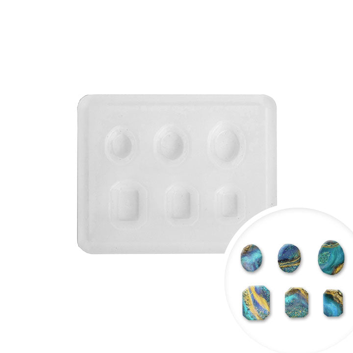 forma profesionala din silicon pentart pietre patrulatere si ovale ro pnt38182