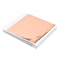 frunza aurie metalica de aur roz pentru aurire 14 x 13 cm 100 de foi ro calleafrose