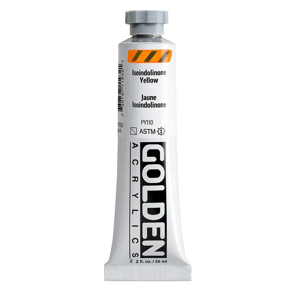 Vopsea acrilică GOLDEN Heavy Body 59 ml – Isoindolinone Yellow