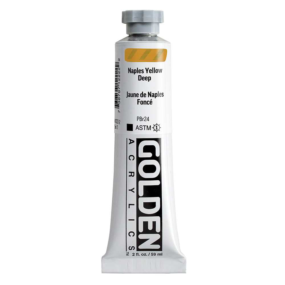Vopsea acrilică GOLDEN Heavy Body 59 ml – Naples Yellow Deep