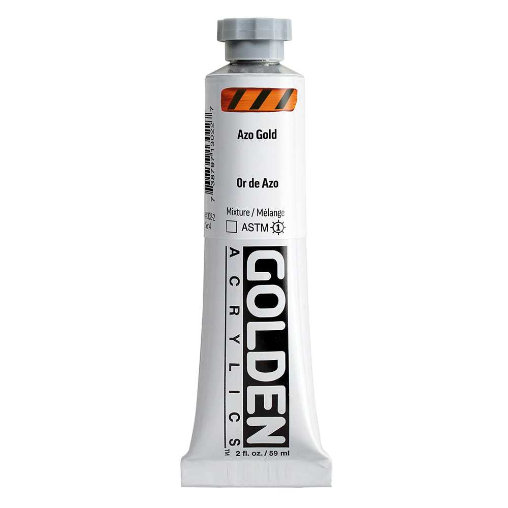 Vopsea acrilică GOLDEN Heavy Body 59 ml – Azo Gold