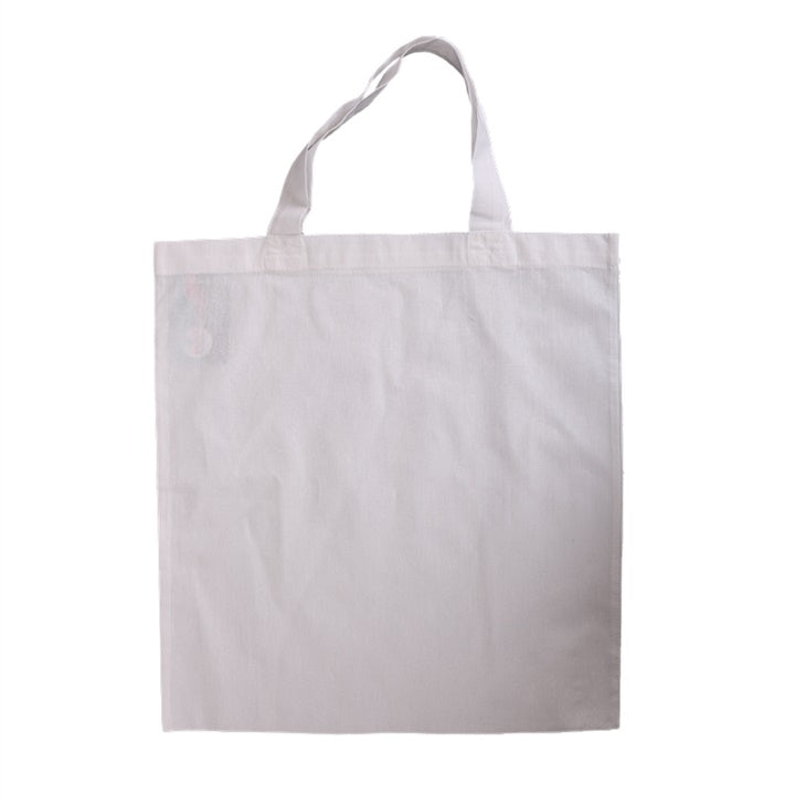 geanta din bumbac cu maner scurt alb 38 x 42 cm ro pnt41787