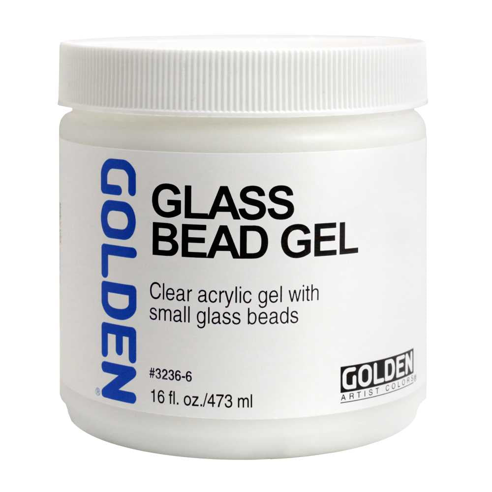 Gel acrilic cu microperle de sticlă GOLDEN Glass Bead Gel