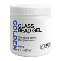 Gel acrilic cu microperle de sticlă GOLDEN Glass Bead Gel