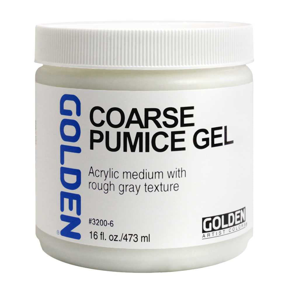 Gel acrilic cu piatră ponce cu granulație mare GOLDEN Coarse Pumice Gel