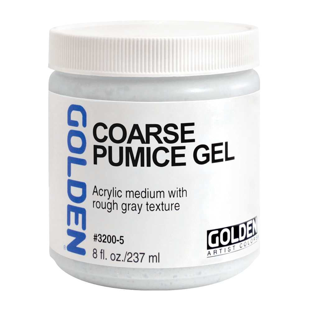 Gel acrilic cu piatră ponce cu granulație mare GOLDEN Coarse Pumice Gel