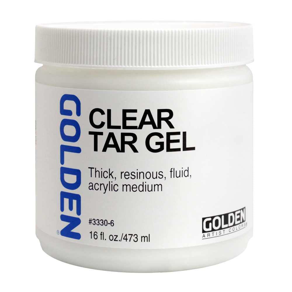 Gel acrilic transparent fluid GOLDEN Clear Tar Gel