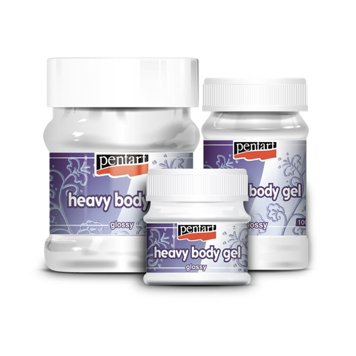 gel mediu lucios pentart heavy body ro pnt2815