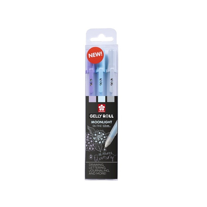Pix cu gel Sakura Gelly Roll MOONLIGHT - 3 buc