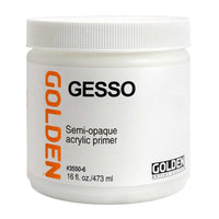 Gesso acrilic GOLDEN grund alb