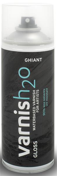 ghiant h2o lac spray de finisare lucios 400ml ro ghih2ob
