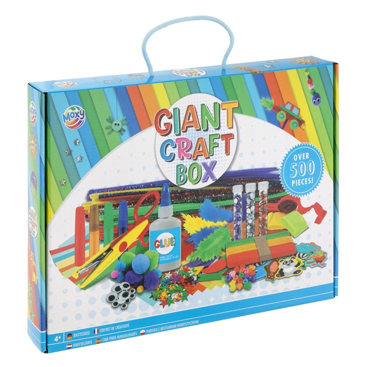 giant craft box creative set 500 piese albastru ro rms100090