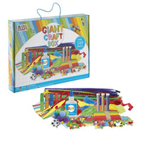 giant craft box creative set 500 piese albastru ro rms100090