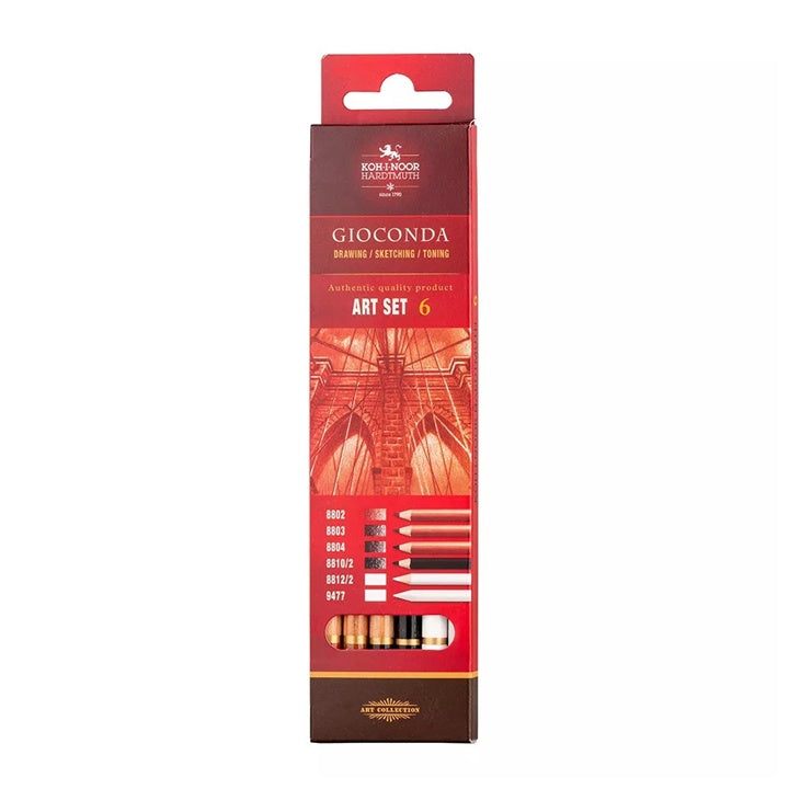 gioconda artist creion set 9035 6 buc ro khn9035006004ks