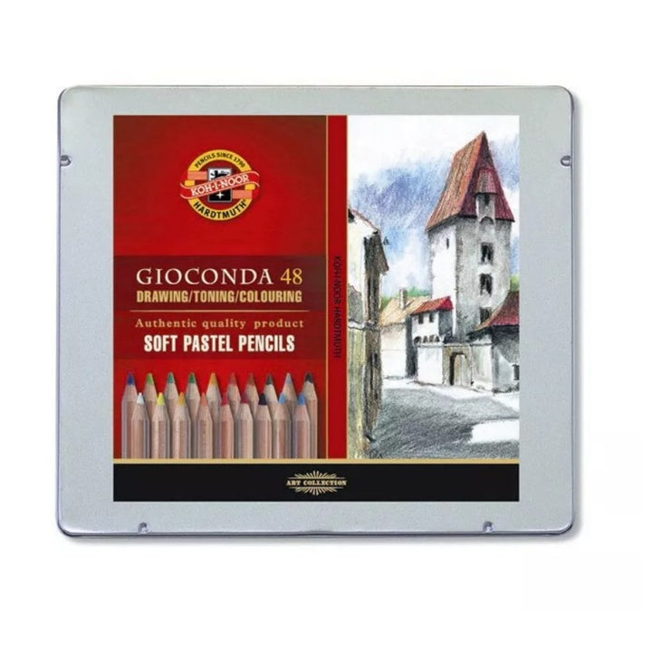 gioconda set de creioane pastel in cutie 48 buc ro khn8829048001pl
