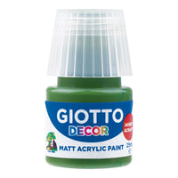 Culoare acrilică mată Giotto Decor 25 ml – verde de pădure
