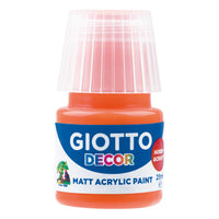Culoare acrilică mată Giotto Decor 25 ml – portocaliu