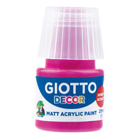 Culoare acrilică mată Giotto Decor 25 ml – purpuriu