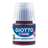 Culoare acrilică mată Giotto Decor 25 ml – sepia