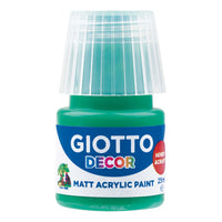 Culoare acrilică mată Giotto Decor 25 ml – verde smarald
