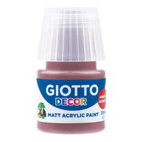 Culoare acrilică mată Giotto Decor 25 ml – umbră naturală