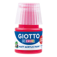 Culoare acrilică mată Giotto Decor 25 ml – roșu vermilion