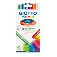 giotto olio maxi pasteluri de ulei 12 bucati ro gio293400
