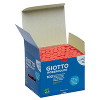 Cretă fără praf GIOTTO Robercolor 100 buc – roșu
