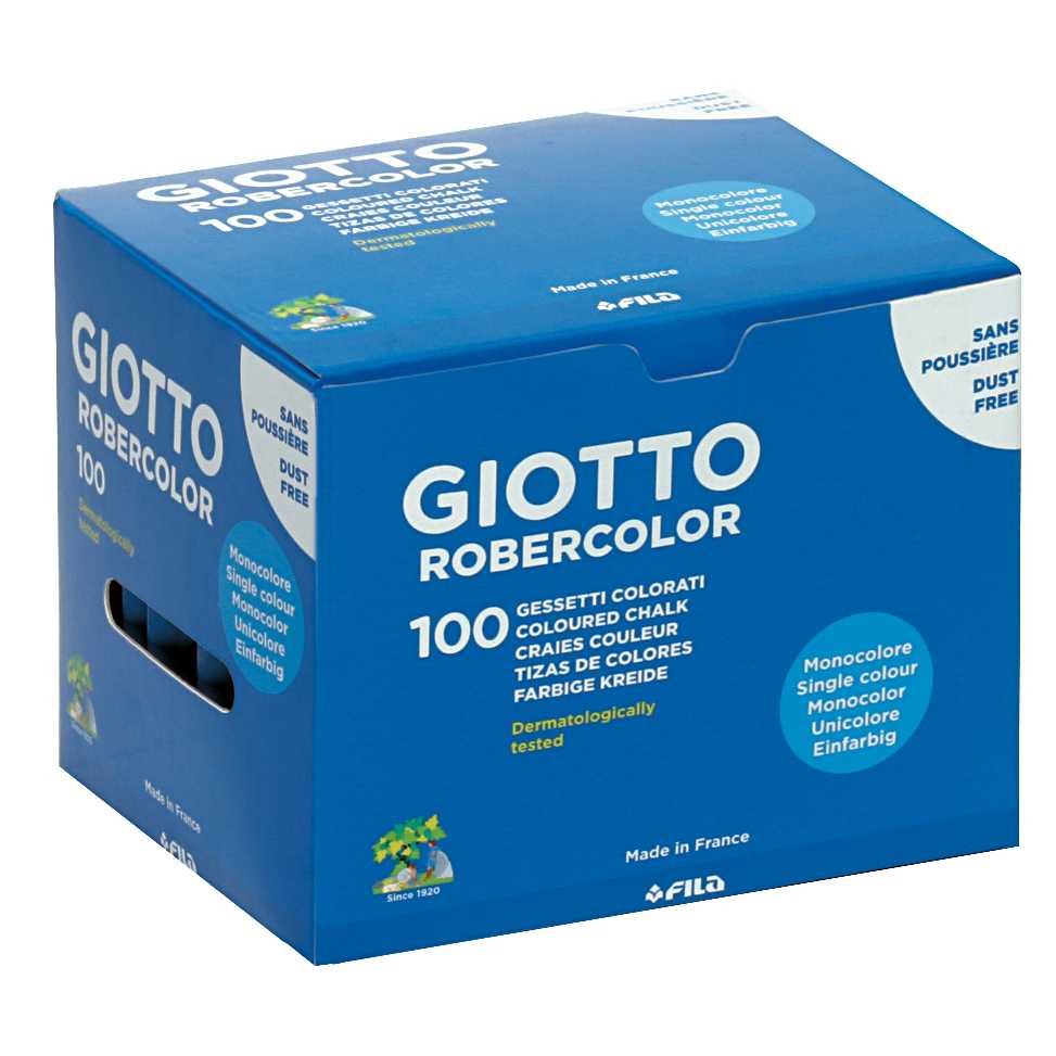 Cretă fără praf GIOTTO Robercolor 100 buc