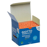 Cretă fără praf GIOTTO Robercolor 100 buc – portocaliu