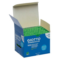 Cretă fără praf GIOTTO Robercolor 100 buc – verde