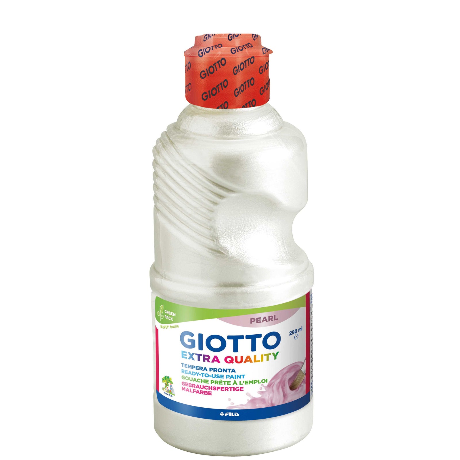 Temperă perlată Giotto 250 ml – alb