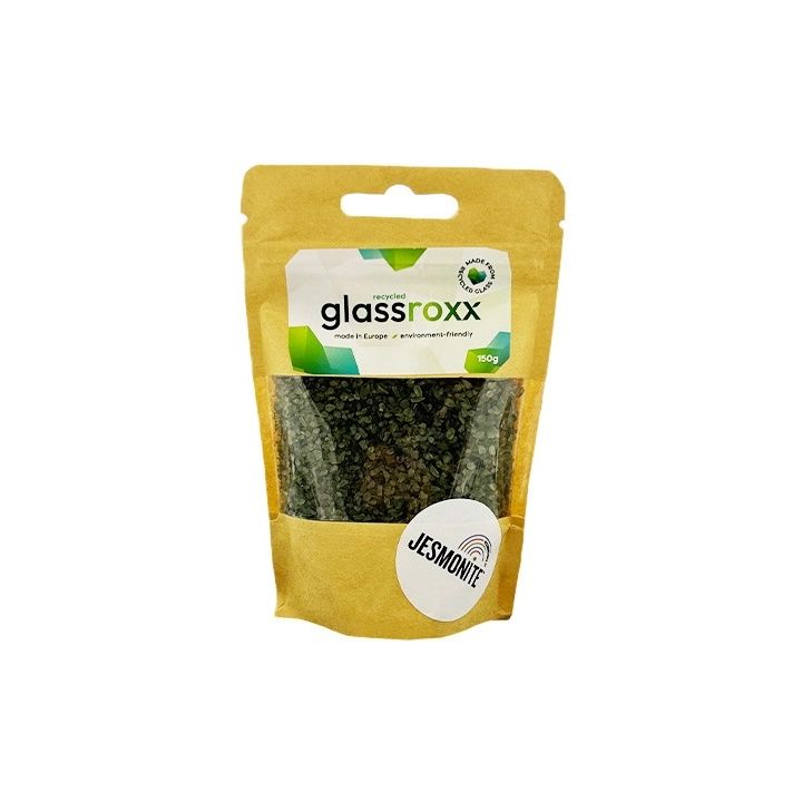 glassroxx jesmonite granule de sticla 150g ro jsmgroxx