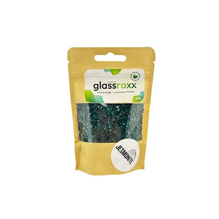 glassroxx jesmonite granule de sticla 150g ro jsmgroxx