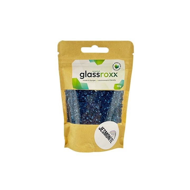 glassroxx jesmonite granule de sticla 150g ro jsmgroxx