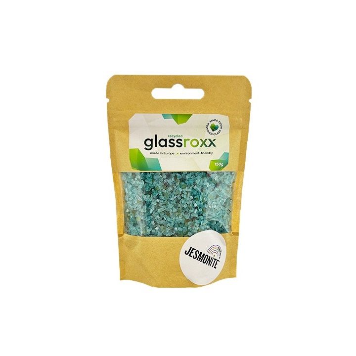 glassroxx jesmonite granule de sticla 150g ro jsmgroxx