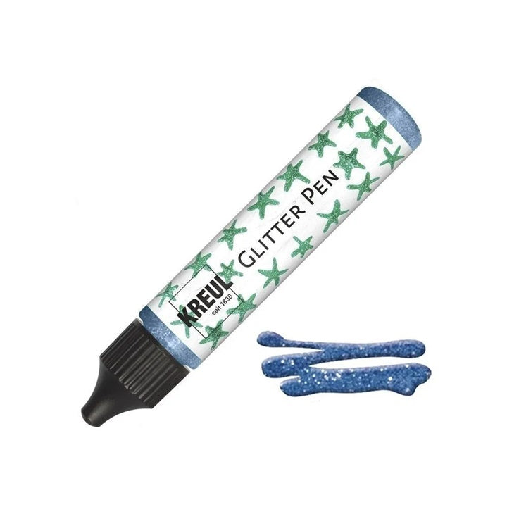 KREUL Glitter Pen în tub – albastru