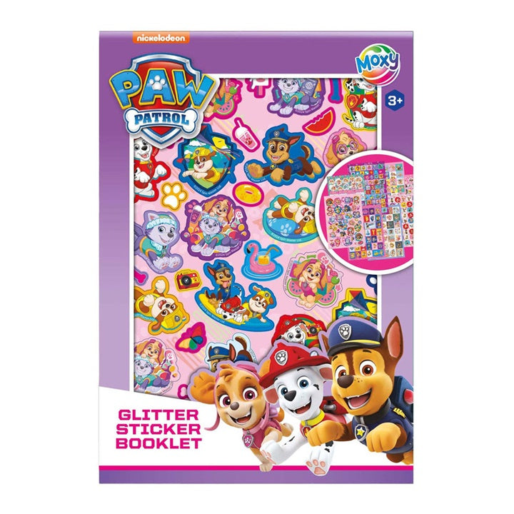 glitter sticker book paw patrol a5 ro rmstt723245