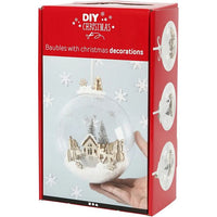 glob de craciun diy cu decorațiune
