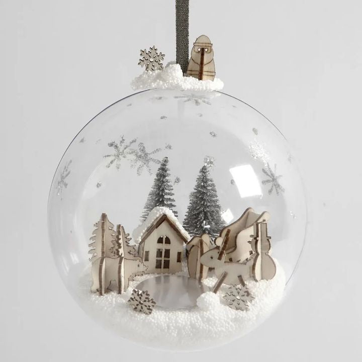 glob de craciun diy cu decorațiune