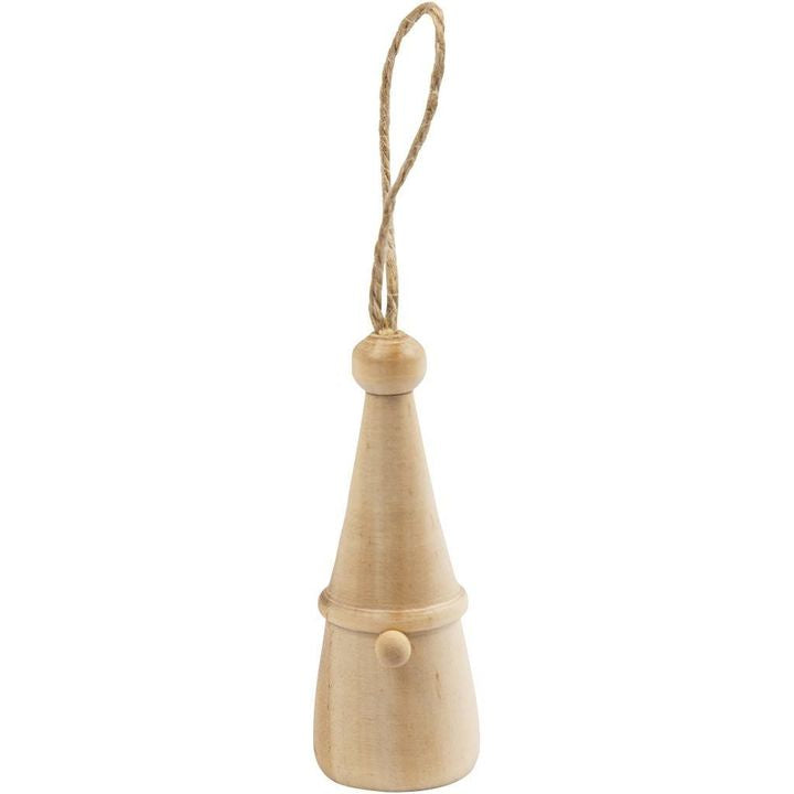 gnom din lemn pentru decorare 6 cm